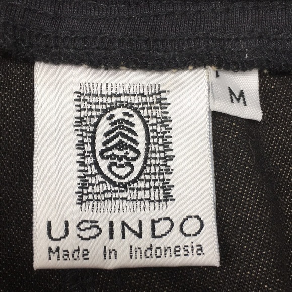 Usindo Brown Pants Floral Embroidered‎ Lagenlook Women Medium Boho Hippie Barrel - Picture 10 of 12